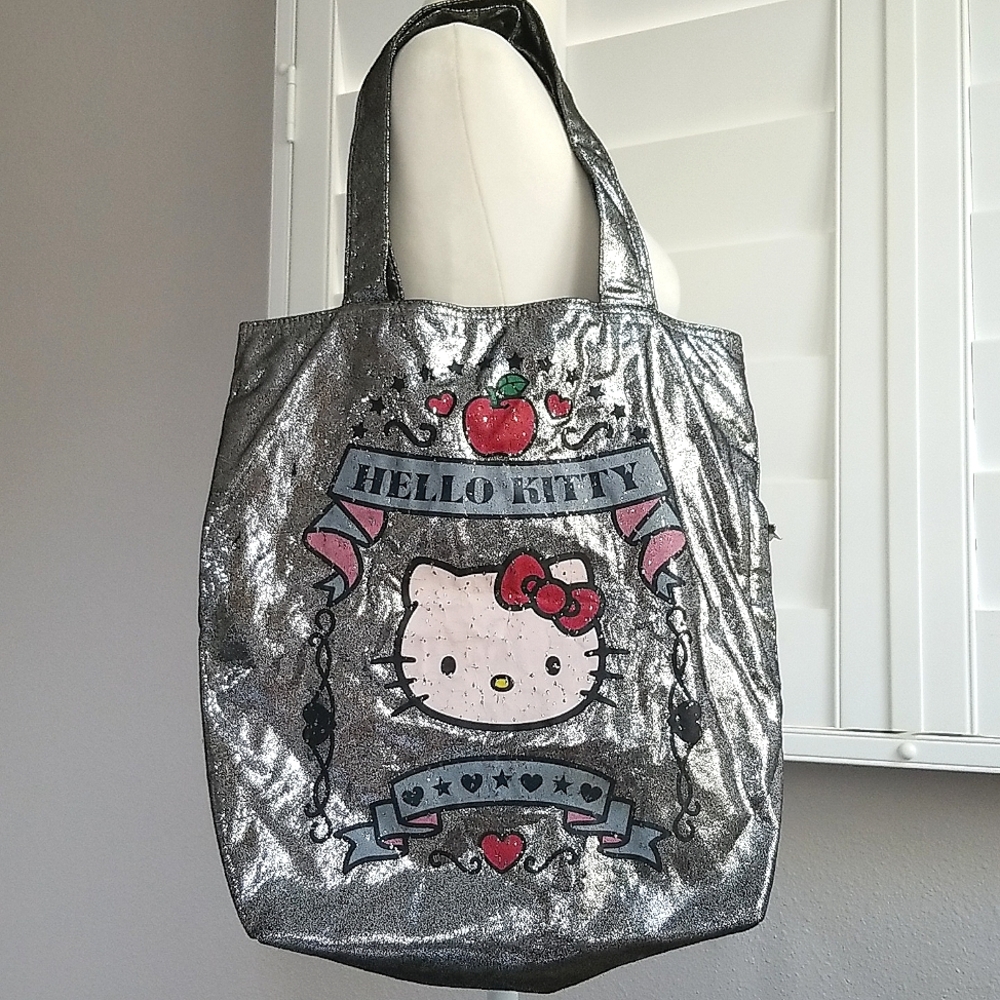 Hello Kitty Silver Tote
